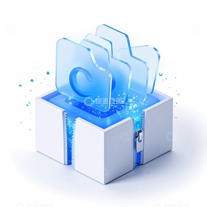 高清大图下载【趣麦麦图】立体创意科技icon86