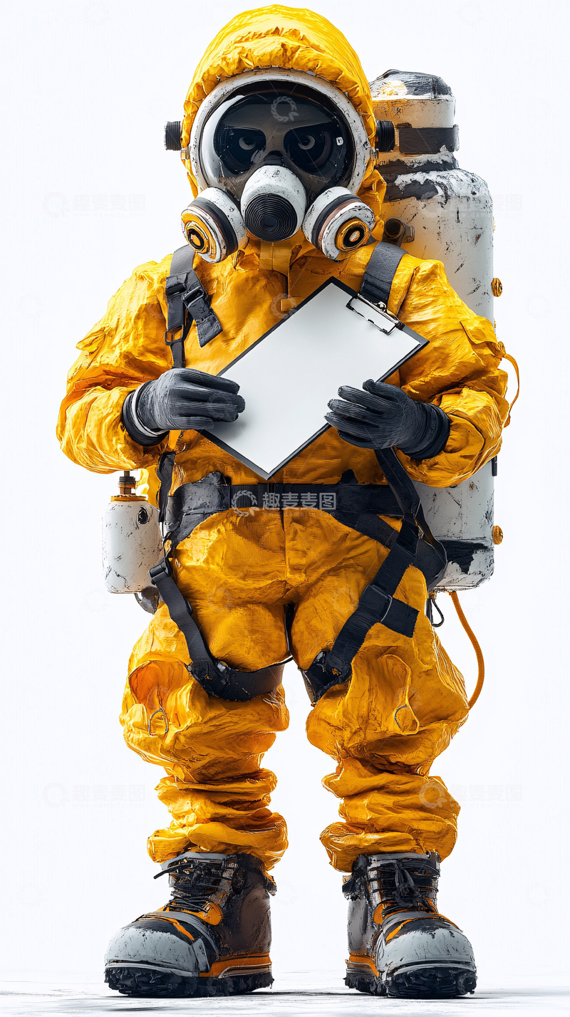 高清大图下载【趣麦麦图】防护服人物