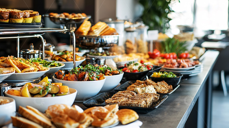 高清大图下载【趣麦麦图】自助餐美食