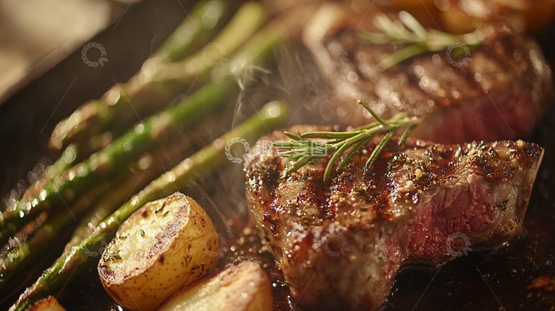 高清大图下载【趣麦麦图】煎牛排