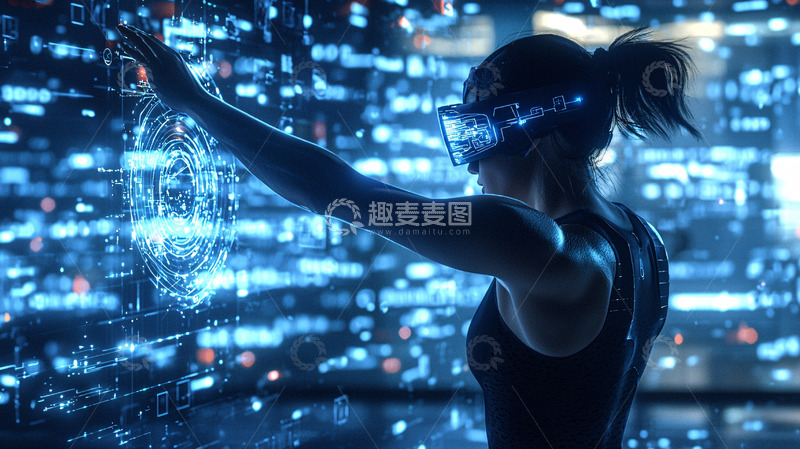 高清大图下载【趣麦麦图】虚拟现实