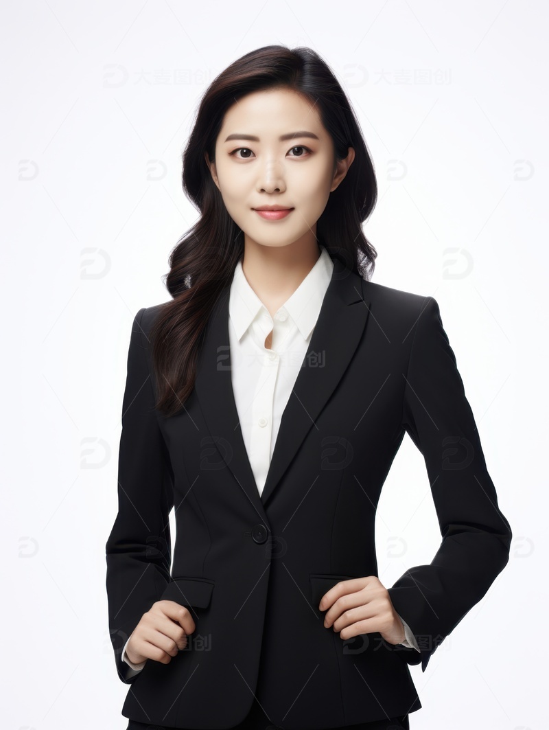 高清大图下载【趣麦麦图】年轻的中国女老板