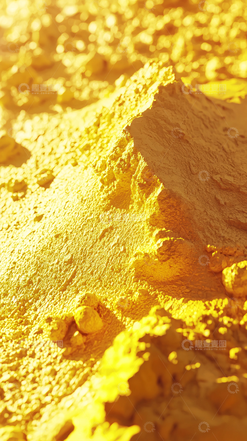 高清大图下载【趣麦麦图】金黄色粉末堆积