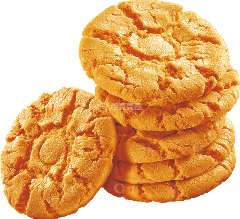 源文件下载【趣麦麦图】桃酥  核桃酥