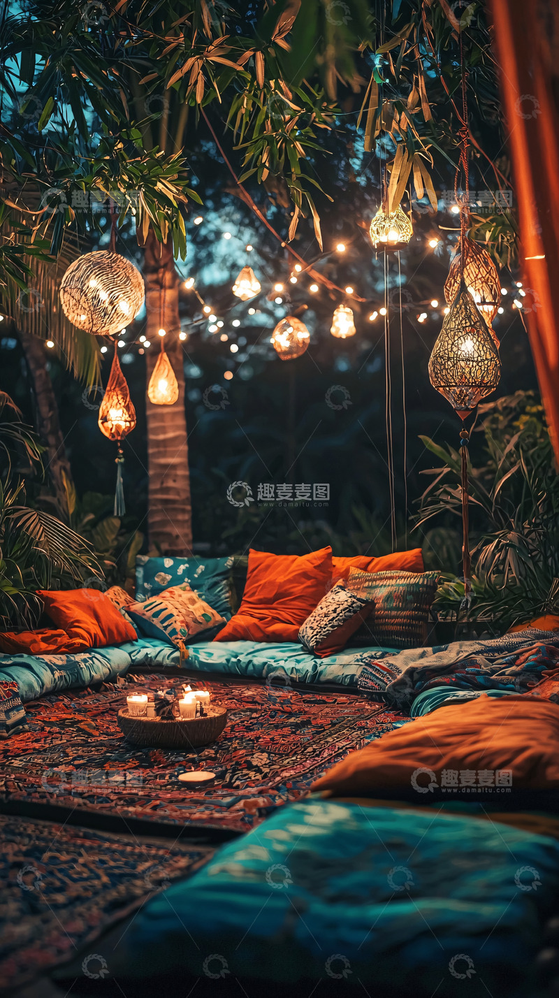 高清大图下载【趣麦麦图】户外夜景