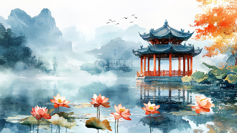 高清大图下载【趣麦麦图】水墨画