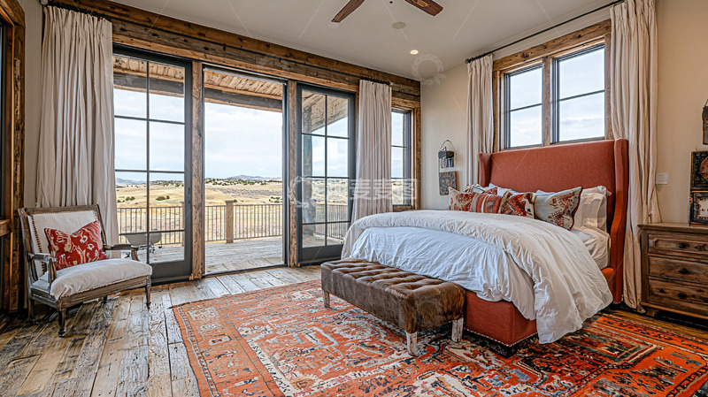 高清大图下载【趣麦麦图】乡村卧室