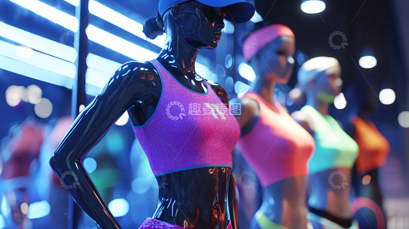 高清大图下载【趣麦麦图】运动内衣