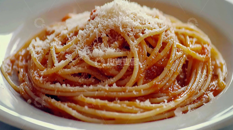 高清大图下载【趣麦麦图】意面配番茄酱