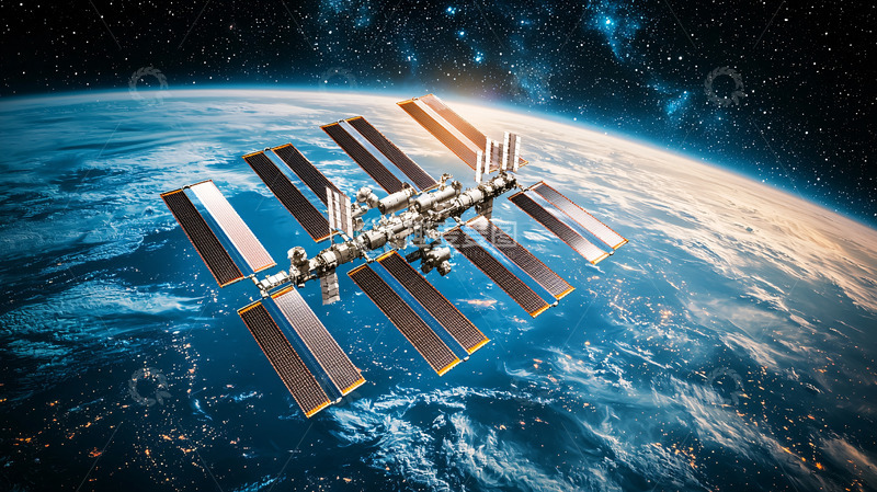 高清大图下载【趣麦麦图】太空站