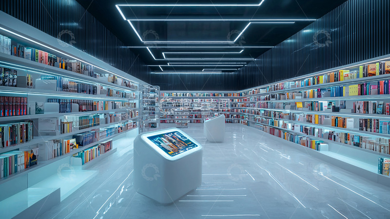 高清大图下载【趣麦麦图】未来图书馆