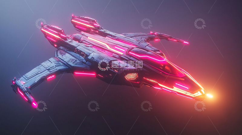 高清大图下载【趣麦麦图】未来科幻飞船