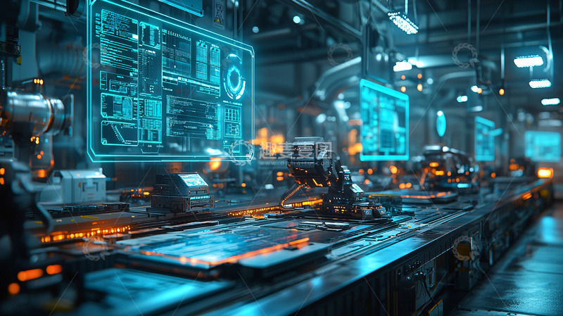 高清大图下载【趣麦麦图】未来科技实验室