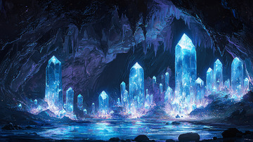 蓝色水晶洞穴