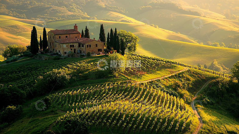 高清大图下载【趣麦麦图】托斯卡纳乡村别墅