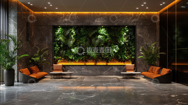 高清大图下载【趣麦麦图】高端酒店大堂设计