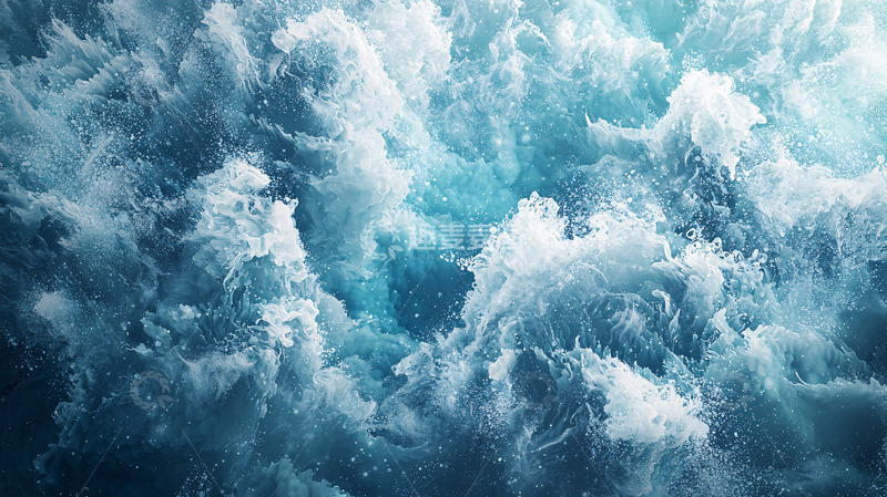 高清大图下载【趣麦麦图】汹涌澎湃的海浪