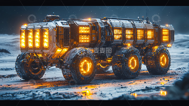 高清大图下载【趣麦麦图】未来科技载具