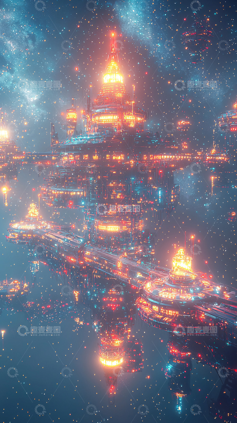 高清大图下载【趣麦麦图】宇宙空间站