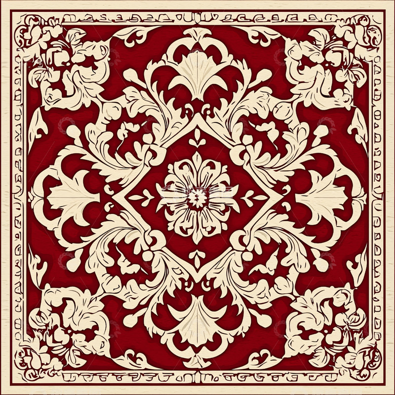 高清大图下载【趣麦麦图】复古花纹