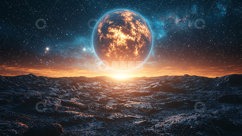 高清大图下载【趣麦麦图】星球地貌