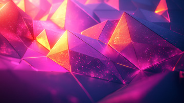 紫色和金色水晶簇