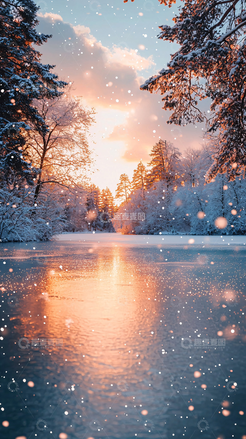 高清大图下载【趣麦麦图】冬日雪景