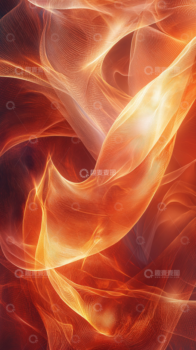 高清大图下载【趣麦麦图】抽象火焰