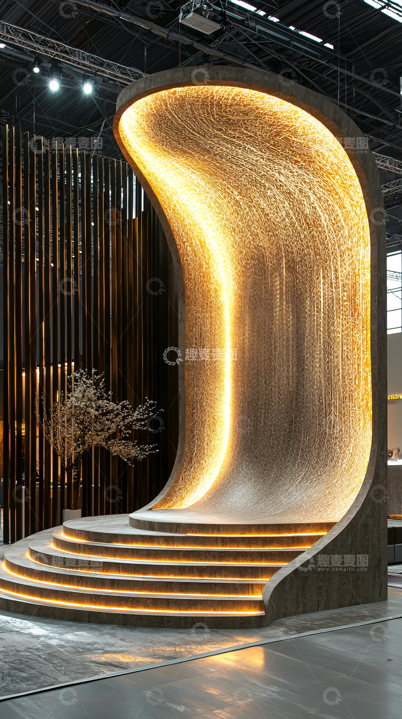 高清大图下载【趣麦麦图】流光溢彩的艺术装置