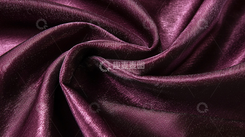 高清大图下载【趣麦麦图】深紫色丝绸布料质感