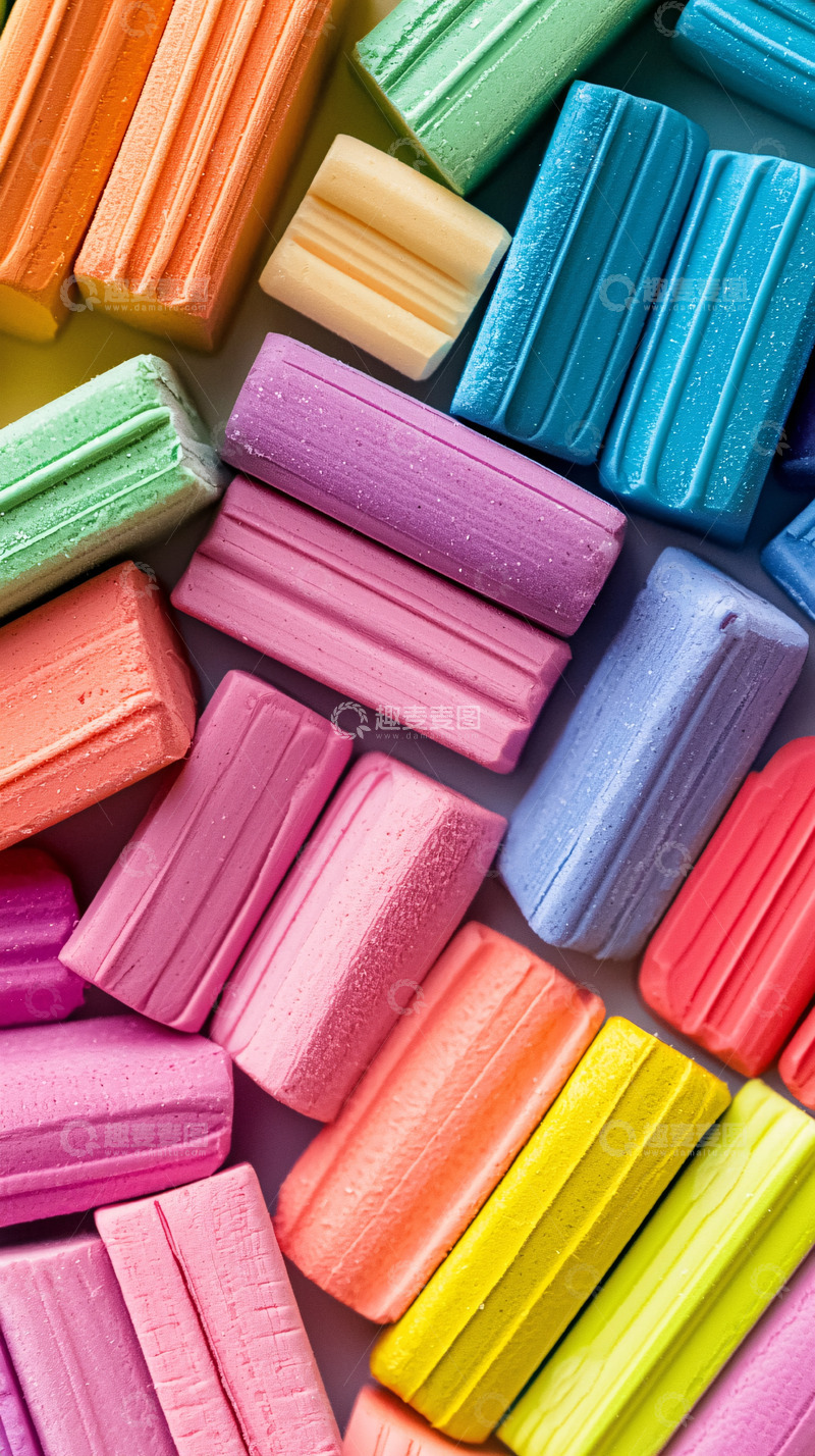 高清大图下载【趣麦麦图】彩色橡皮泥