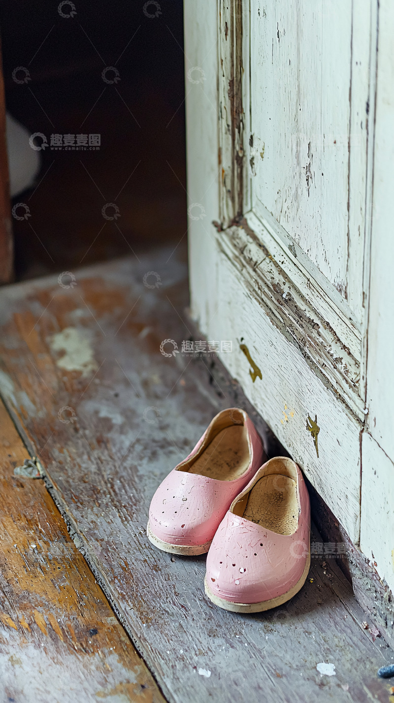 高清大图下载【趣麦麦图】粉色儿童鞋