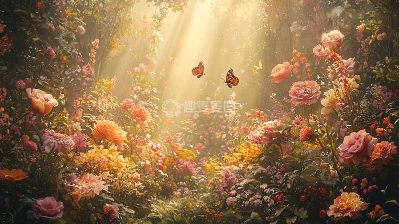 高清大图下载【趣麦麦图】梦幻花园