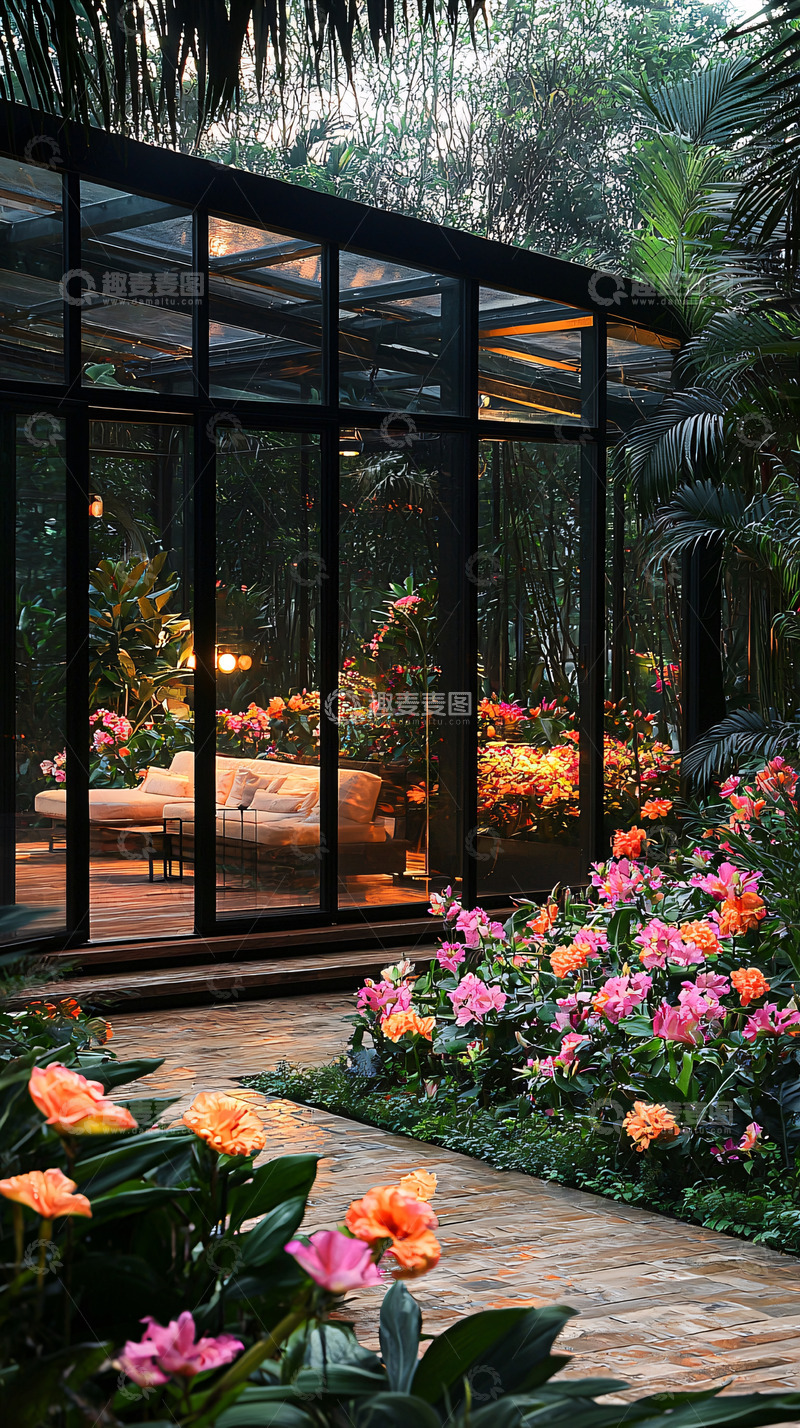 高清大图下载【趣麦麦图】玻璃阳光房