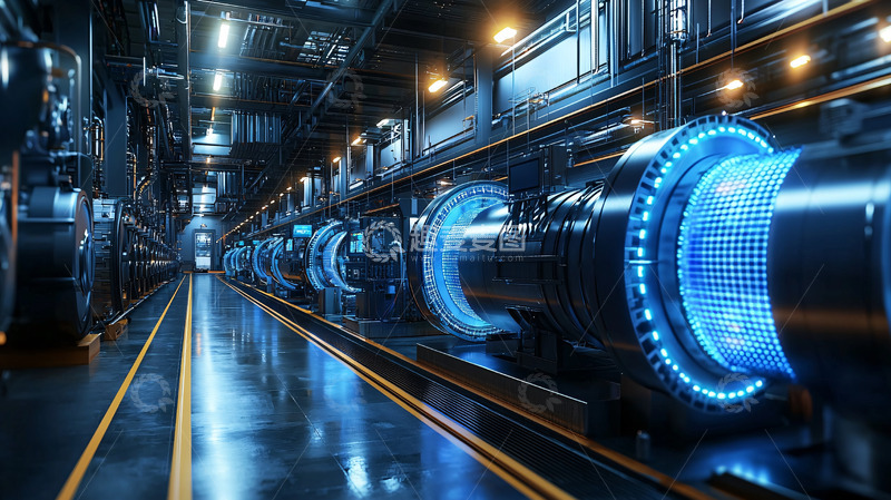 高清大图下载【趣麦麦图】未来科技感工业厂房