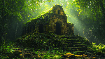 丛林深处古老废墟