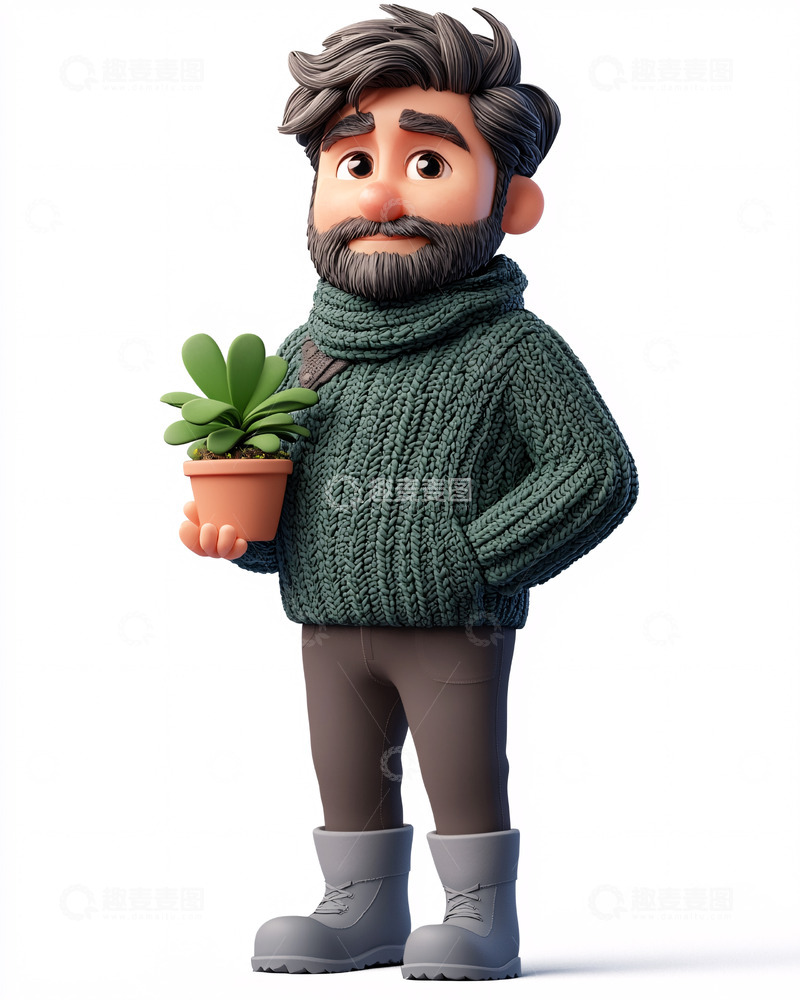 高清大图下载【趣麦麦图】卡通人物3