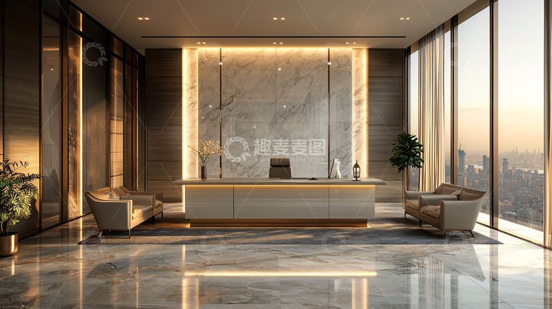 高清大图下载【趣麦麦图】现代风格办公室