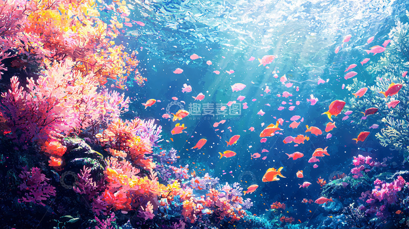 高清大图下载【趣麦麦图】珊瑚礁