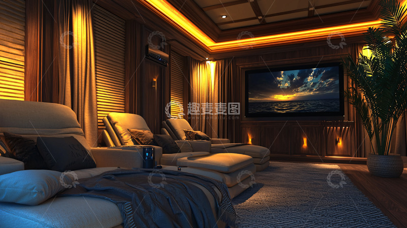 高清大图下载【趣麦麦图】高端家庭影院