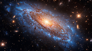 宇宙螺旋星系高清图