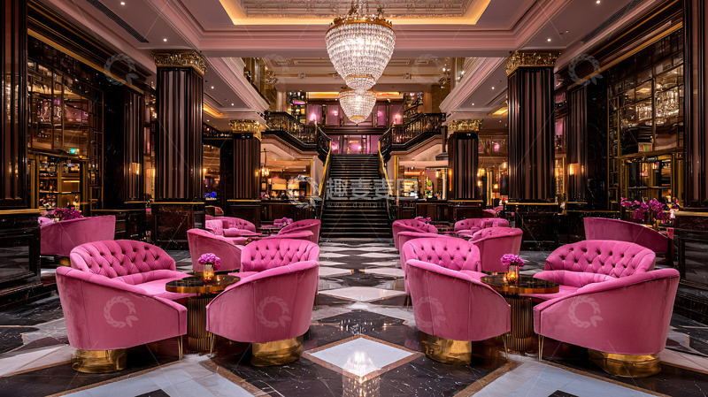高清大图下载【趣麦麦图】奢华酒店大堂1