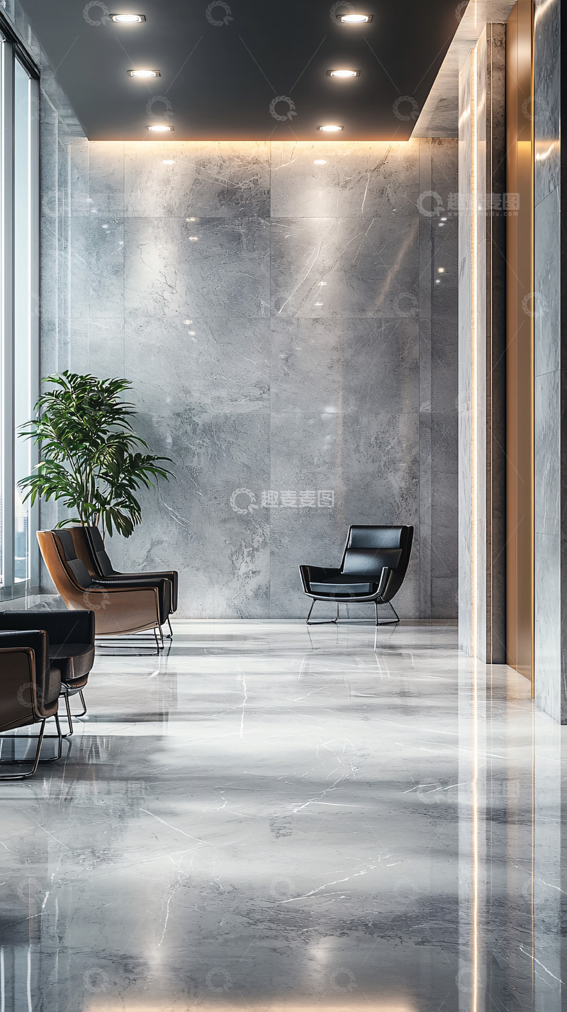 高清大图下载【趣麦麦图】现代办公室休息区