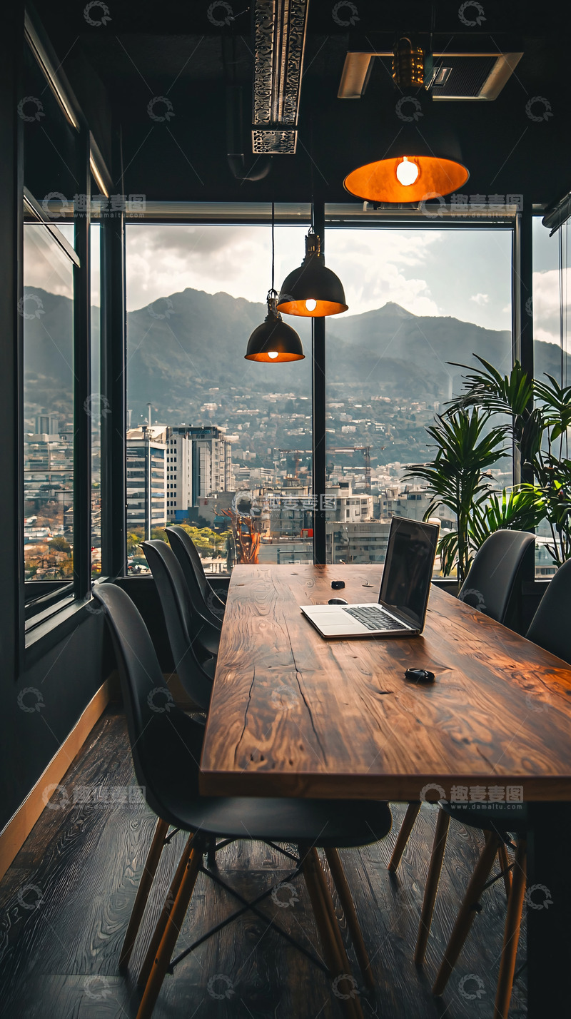 高清大图下载【趣麦麦图】现代简约办公会议室