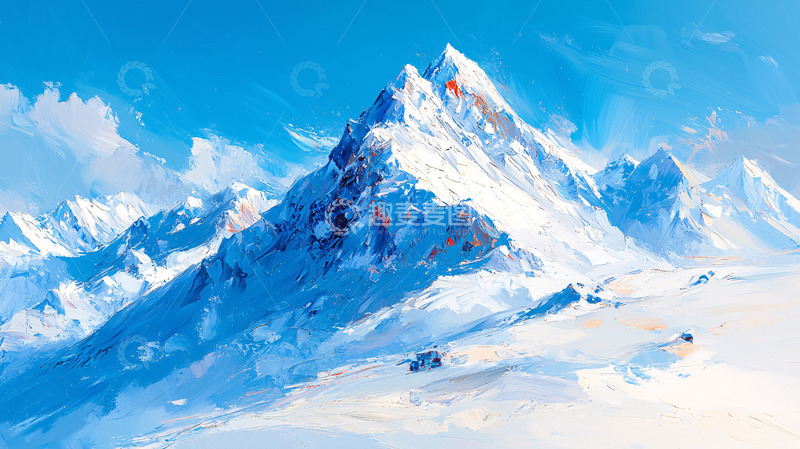 高清大图下载【趣麦麦图】雪山风景
