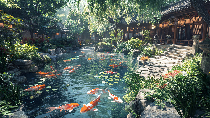 高清大图下载【趣麦麦图】水墨江南