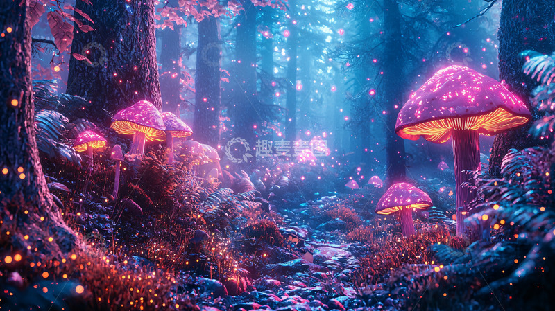 高清大图下载【趣麦麦图】梦幻森林