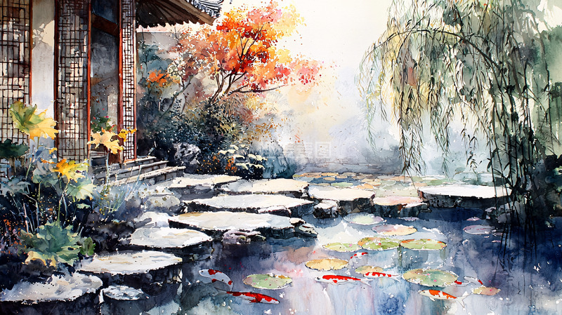 高清大图下载【趣麦麦图】水墨画