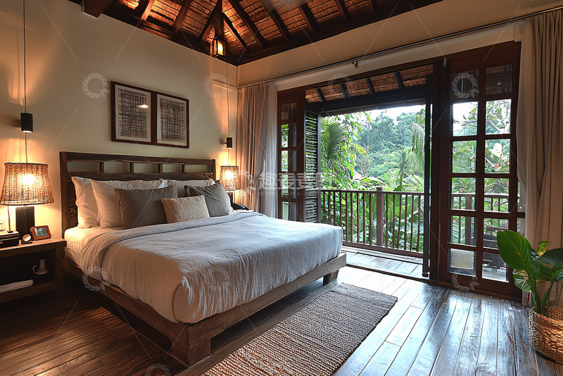 高清大图下载【趣麦麦图】度假酒店房间