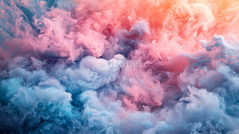 高清大图下载【趣麦麦图】彩色烟雾背景